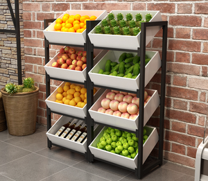 Bán Buôn Siêu Thị Trái Cây Rau Hiển Thị Kệ Đứng - Product Image 5