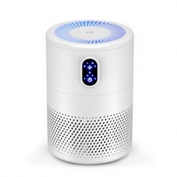 Penjernih Udara Ruangan Besar dengan Filter HEPA H13, Rendah Kebisingan dengan Lampu Malam, Menghilangkan Asap, Debu, Serbuk Sari, dan Bulu Hewan Peliharaan