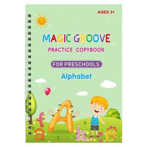 Custom Logo Wholesale Kids English Grooved Handwriting Copybook - High-Quality Practice <b>Book</b> with Colorful Pages - Product Image 5