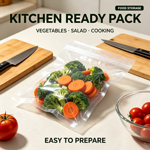 Food Grade Vacuum Pouch BPA Free Resealable Zip Lock Bag Clear View Leak Proof Fresh Food Storage - Product Image 6