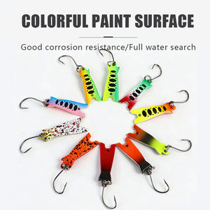 Lot de 10 leurres de pêche en métal en forme de cuillère, 1,2g, 2,2g, 2,6g, pour la pêche à la truite, leurres d'attraction, spinnerbaits, leurres durs - Product Image 3