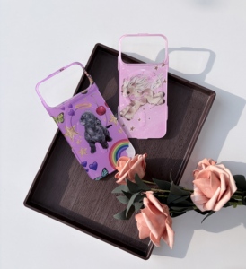 <span class=keywords><strong>Coque</strong></span> de téléphone à plaque arrière amovible pour iPhone 17 Pro Max, avec motifs artistiques personnalisables, protection antichoc magnétique - Product Image 3