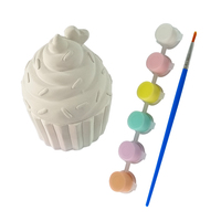 Elsas – jouets de crème glacée en plâtre, super léger, argile, boue de neige, ensemble de peinture acrylique pour enfants, bricolage de couleur, jouets d'apprentissage