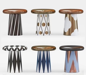 Stile che ripristina il tavolino <span class=keywords><strong>da</strong></span> salotto dal design con cuciture dorate in stile country antico - Product Image 1