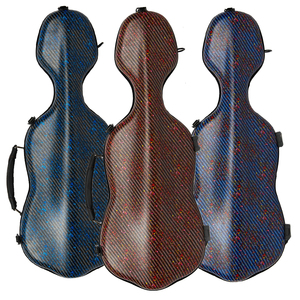 Estuche rígido para violín de tamaño completo 4/4 de alta calidad hecho de material de fibra de vidrio duradero en color elegante solo para violín - Product Image 2