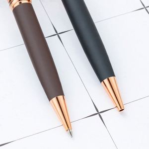 1.0Mm Rubber Coated Metal Ballpoint <b>Office</b> Business <b>Gift</b> Twist-Action Promotional Conference Pen - Product Image 3