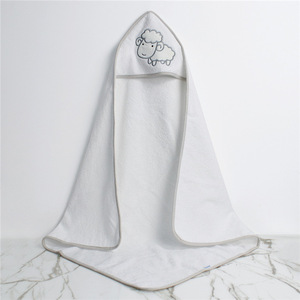 <span class=keywords><strong>Serviette</strong></span> de bain à capuche pour bébé LANDUN, 100% coton, douce au toucher, avec des personnages brodés, 70x70cm, pour bébés garçons et filles de 0 à 24 mois (lot de 2) - Product Image 2