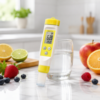 Testeur de pH numérique, mètre numérique de qualité de l'eau et du sol, kit de test de pH et EC, analyseur de qualité, bandelettes de test pour aliments, eau et cosmétiques