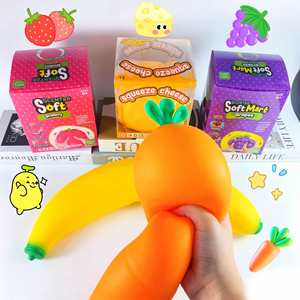 Juego de Juguetes Blandos Aromatizados, con Formas de Frutas y Alimentos, Juguetes Sensoriales Suaves para Niños - Product Image 1