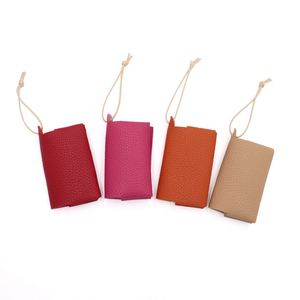 Porte-serviettes en cuir PU, étui de rangement pour papier facial, pochette pour les fournitures de voyage - Product Image 1