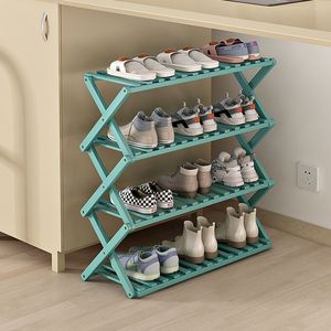 Zapatero Plegable de Varias Capas, Color Blanco Marfil, Independiente, Solución de Almacenamiento que Ahorra Espacio para Uso en la Entrada del Hogar - Product Image 3