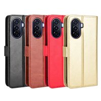 Étui portefeuille de luxe en cuir PU Crazy Horse pour HUAWEI Nova Y70/Nova Y70 Plus