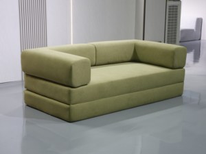 Canapé-lit convertible moderne Sandcastle avec rembourrage en tissu pour appartement et hôtel - Product Image 3