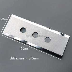 Hoja de máquina de acero al carbono de doble filo <span class=keywords><strong>LEVIS</strong></span> para cortar láminas envolventes de construcción, tres orificios de fábrica de ventas directas, origen de China - Product Image 4