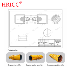 Ventilador axial eléctrico a prueba de explosiones de 30KW para estacionamientos, equipo de ventilación de bajo ruido, ventilador de chorro de 24 aspas, diámetro de 380V, con rodamientos de bolas - Product Image 4