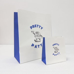 Bolsa de Papel Kraft Personalizada con Logotipo para Restaurante, Comida para Llevar, Comida Rápida, Hamburguesas, Papas Fritas, Bolsa de Papel SOS sin Asas - Product Image 2
