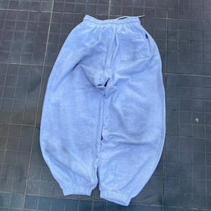 <span class=keywords><strong>Pantaloni</strong></span> Jogger Larghi da Uomo in Cotone 500gsm Stile Coreano con Motivo e Coulisse in Vita - Streetwear - Product Image 4