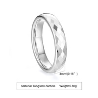 Mode Couple Bijoux Anneaux Étanche Coloré En Acier De Tungstène Bagues pour Femmes Hommes
