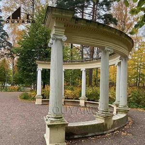 Quyang phong cách phương Tây Hàn trang trí Tay Chạm Khắc Đá tự nhiên đá cẩm thạch vòm cửa trụ cột cột - Product Image 4