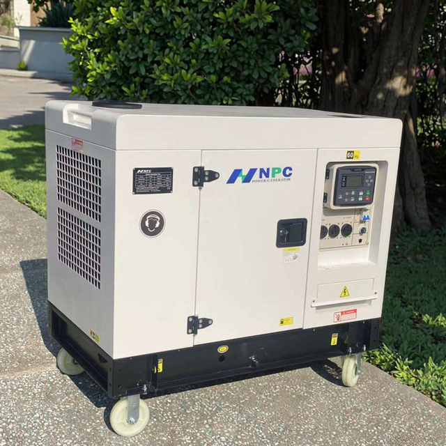 NPC Portable Main Power 10KW, 12KW, 15KW, 20KVA, 20KW Engine diesel Generator Set, Water-cooled, Mobile Silent, 50Hz ATS