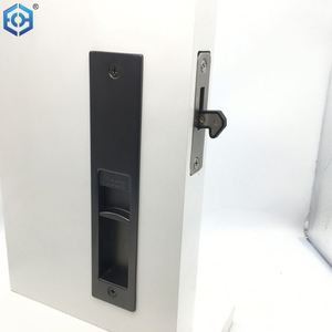 Serrure de porte coulissante poignée cachée serrure de porte intérieure serrure de porte moderne antivol coffre-fort serrure de porte en bois - Product Image 6