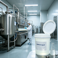 Sirop liquide de maltitol à viscosité stable, polyol de qualité alimentaire, humidifiant pour aliments sans sucre et matière première pour soins personnels