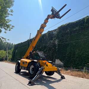 टेलीहैंडलर टेलीस्कोपिक लोडर 4x4 नए 4 पहिया ड्राइव 4 टन टेलीहैंडलर फोर्कलिफ्ट - Product Image 2