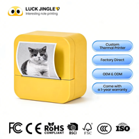 Imprimante d'étiquettes thermique mini de haute qualité Luck Jingle sans encre avec garantie d'un an en stock pour une utilisation à vie