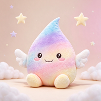 Peluche personnalisée en forme de goutte d'eau, adorable poupée en peluche douce en forme de goutte d'eau pour cadeau