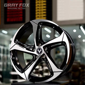 GRAYFOX Jantes personnalisées 20 21 22 pouces noires brossées 5x114.3 pour Benz AMG C43 C63 <span class=keywords><strong>AUDI</strong></span> Rs6 A4 B6 B7 B8 B9 <span class=keywords><strong>A6</strong></span> C6 <span class=keywords><strong>C7</strong></span> C8 A8 D3 - Product Image 3