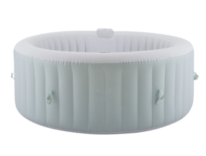 Nouvelle piscine ronde d'extérieur pour 4 personnes, <span class=keywords><strong>spa</strong></span> gonflable avec 110 jets d'air, capacité de 880 L, PVC entièrement laminé - Product Image 4