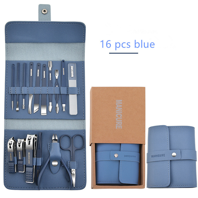16 pz tagliaunghie blu