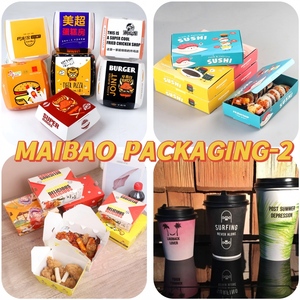 Dùng Một Lần Takeaway Pháp Khoai Tây Chiên Hộp Giấy Bao Bì Thực Phẩm Tùy Chỉnh Cánh Gà Bánh Burger Hộp đưa ra Nhanh Chóng Thực Phẩm Hộp Container - Product Image 4