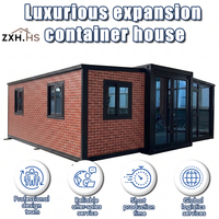Kit de maisonnette extensible en rondins de bois, 1 ou 2 chambres, solaire, hors réseau, préfabriquée, mini-maison, usine OEM Chine