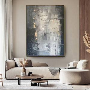 Peinture abstraite originale personnalisée moderne faite à la main sur <span class=keywords><strong>toile</strong></span> tendue pour la décoration <span class=keywords><strong>de</strong></span> la maison ou l'art d'hôtel - Product Image 1