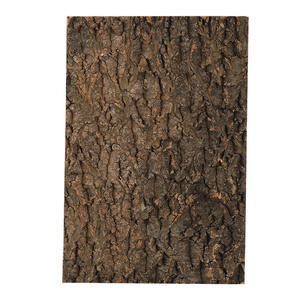 לוח גב מלבני בסגנון קלאסי ידידותי לסביבה, עשוי קליפת עץ טבעית, לקישוט נוף, קיר צמחים ירוק - Product Image 4