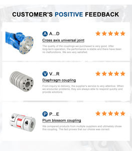ओम अनुकूलन योग्य एकल-कुंजी सार्वभौमिक संयुक्त लचीले स्टील क्रॉस शाफ्ट युग्मन - Product Image 4