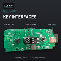 Service de fabrication et de conception de cartes de circuits électroniques pour vêtements chauffants, assemblage de cartes de circuits imprimés (PCBA)