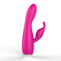 Masseur vibrant rechargeable USB pour point G, grand gode, masturbateur sexuel pour adultes, petite baguette AV pour femmes lesbiennes sexy