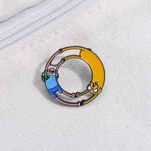 เข็มกลัดเคลือบรูปตัว<span class=keywords><strong>การ์ตูน</strong></span>ในการผจญภัยของอเมริกาตัวแสดงภาพเคลื่อนไหวแรงบันดาลใจเข็มกลัดปกเสื้อของขวัญเครื่องประดับสำหรับเพื่อนเด็ก - Product Image 4