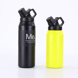 Gourde isotherme sport à double paroi 750 ml 950 ml en acier inoxydable 304 avec poignée - Product Image 1