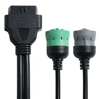 Câble adaptateur 6 broches J1708 / 9 broches J1939 vers 16 broches OBD2 OBDII, accessoires pour camions lourds, outil de réparation de câbles de camion
