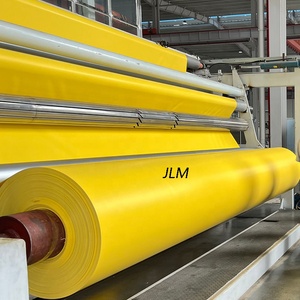 Màu Sắc Tùy Chỉnh UV Chống Cháy Chống Cháy Vải Bạt PVC Bạt Chống Thấm Nước Cho Ống Dẫn Không Khí Lều Túi Xe Tải - Product Image 1