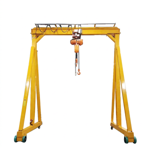 Prix d'usine Mini grue portique mobile sans rail portable Grue d'intérieur 1000 kg Hgcrane 380v60hz3p - Product Image 1