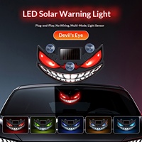 Lumière décorative pour vitre arrière de voiture Little Devil, éclairage d'ambiance avec capteur de vibration solaire LED, livraison directe d'usine