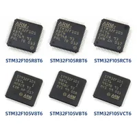 מקצועי אספקת STM32F105 סדרת מעגל משולב שבבי IC MCU פלאש זיכרון IC שבב STM32F105RBT6