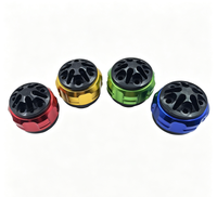 Kit de capuchons de fourche pour moto - Cache anti-chute en aluminium CNC pour ajustement universel