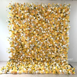 Оптовая продажа: 5D/3D искусственная цветочная стена-фон 2,4х2,4 м для декора на детский праздник, свадьбу, вечеринку и мероприятия - Product Image 5