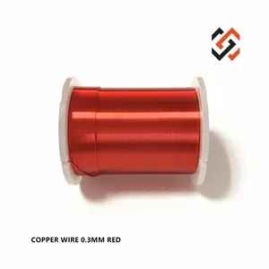 Alambre de cobre de gran oferta PopTings, alambre de abalorios profesional de 0,3mm para manualidades de joyería