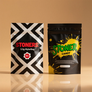 Bán buôn tùy chỉnh Nắp kéo túi bao bì thực phẩm đứng lên túi zip khóa Mylar túi với logo - Product Image 4